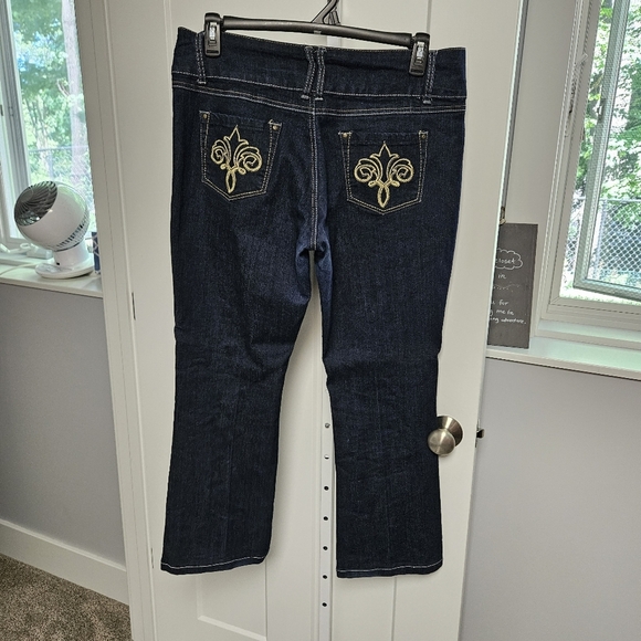 Betty Jane stretch jeans size 14 boot cut - Picture 3 of 3